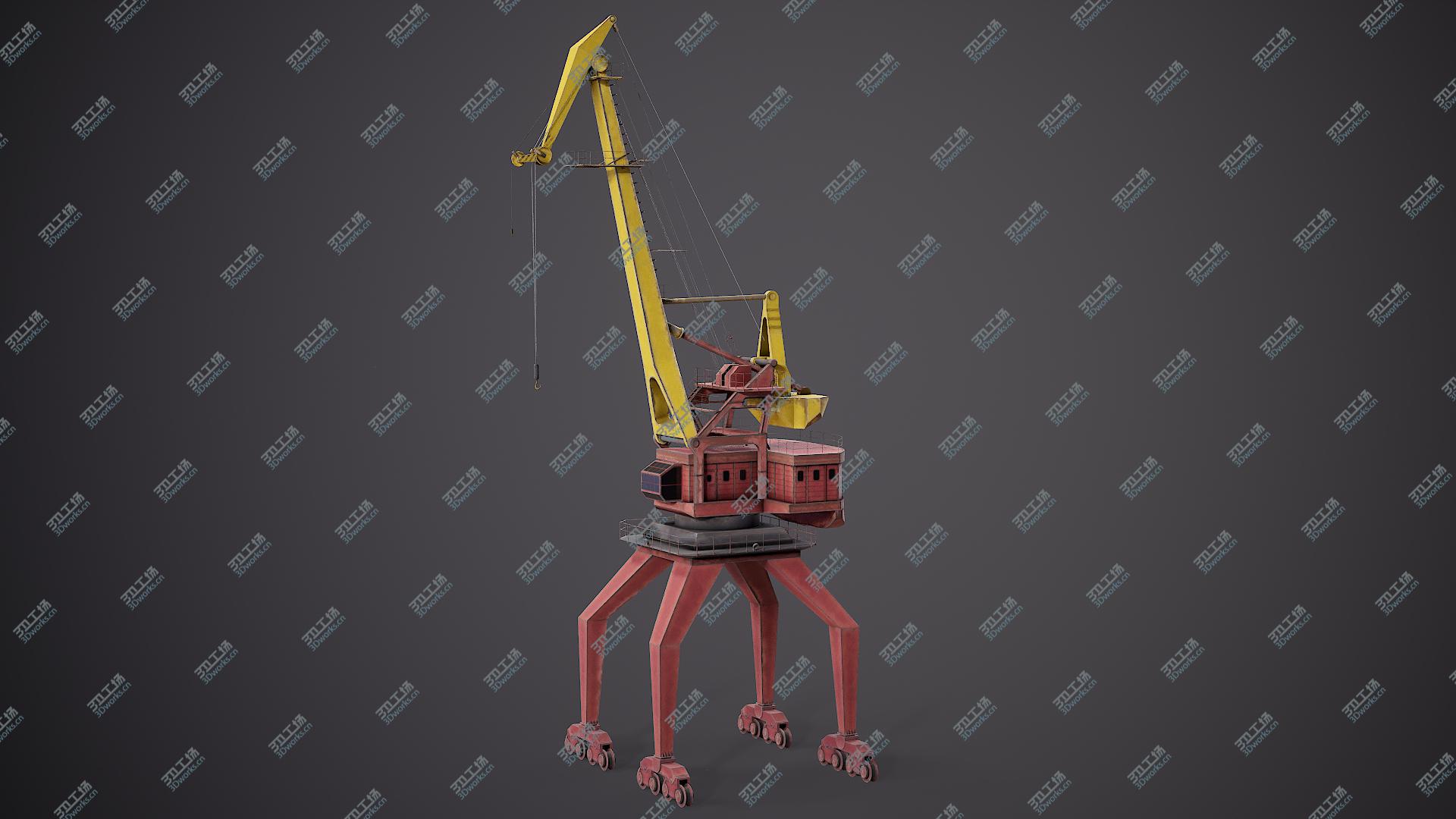 images/goods_img/2021040233/Port Crane Red 3D model/2.jpg